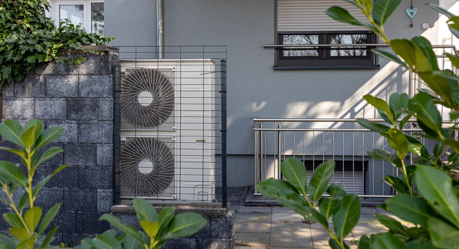 Heat pump installation in a Coquitlam residential neighbourhood